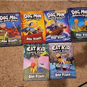 Dog Man and Cat Kid Comic Book Set